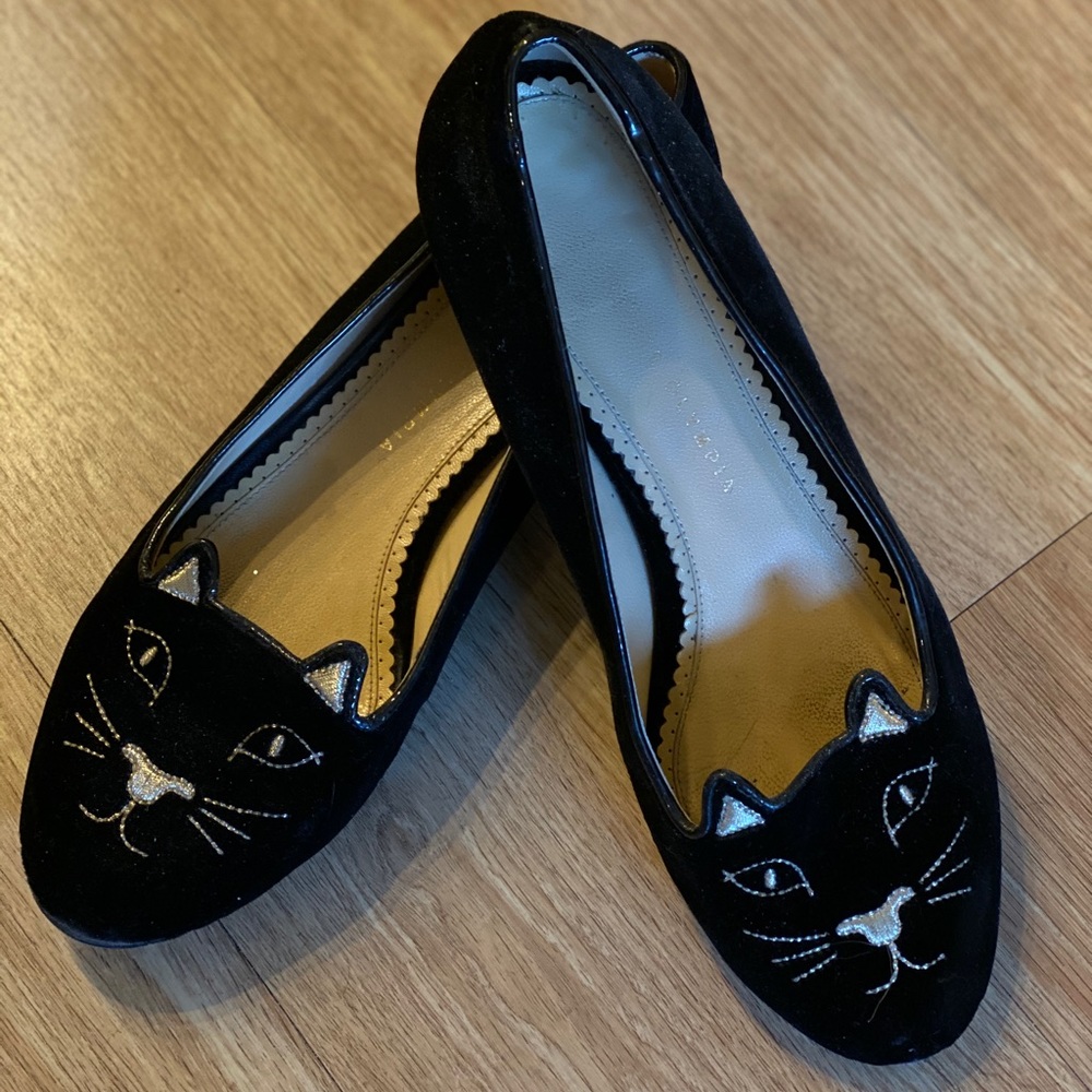 🕸 Charlotte Olympia Kitty Flats